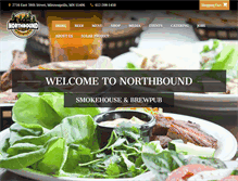 Tablet Screenshot of northboundbrewpub.com